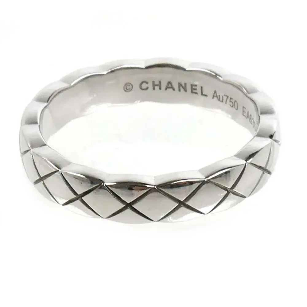 Chanel Ring 18K White Gold #266416C22B